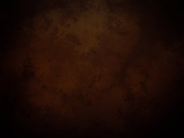 Koyu kahverengi arka plan ve küçük beyaz bir saat.