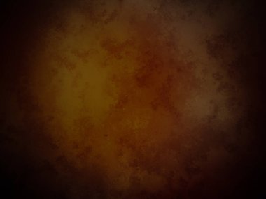 Koyu kahverengi bir arka plan ve sarı bir merkez.