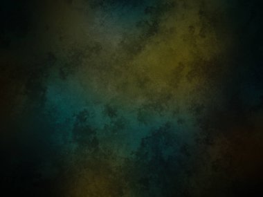 koyu mavi ve yeşil arkaplan ile sarı ve siyah sınır