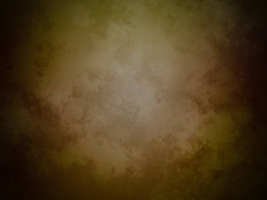 Kahverengi ve yeşil bir arka plan ve küçük bir kuş