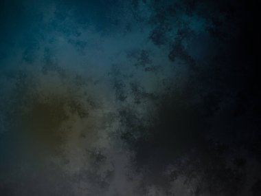 Koyu mavi ve yeşil arka plan ve beyaz saat.