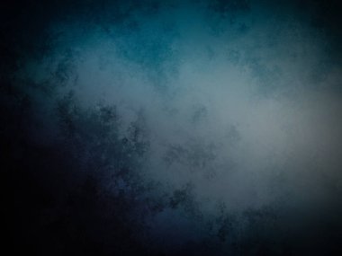 Beyaz ve siyah saati olan mavi ve siyah bir arkaplan