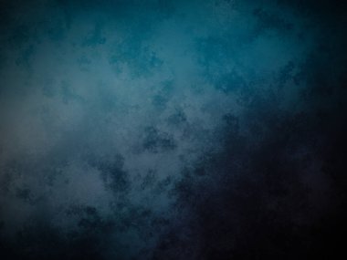 Beyaz ve siyah saati olan mavi ve siyah bir arkaplan