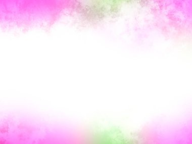 Beyaz kenarlı pembe ve yeşil bir arkaplan.