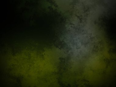 Beyaz saati olan yeşil ve siyah bir arkaplan