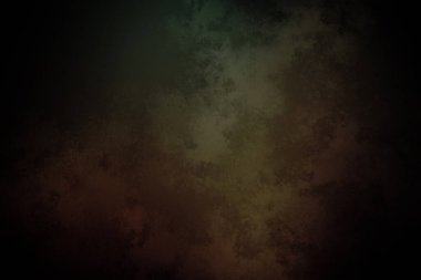 koyu bir arkaplan yeşil ve kahverengi