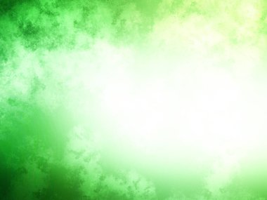 Bulanık efektli yeşil ve beyaz bir arkaplan