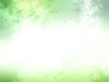 Bulanık gökyüzü ile yeşil ve beyaz bir arkaplan