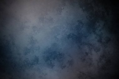 Beyaz ve siyah saati olan mavi ve siyah bir arkaplan