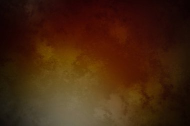 Siyah beyaz saati olan kırmızı ve sarı bir arka plan.