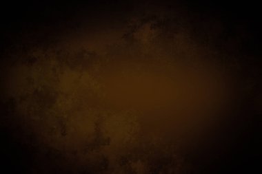 Koyu kahverengi arka plan ve küçük beyaz bir saat.