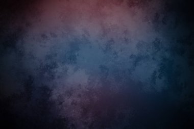 Koyu mavi ve kırmızı bir arka plan ve soluk bir etki