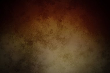 Kahverengi ve siyah arka plan, kırmızı ve sarı ışık.