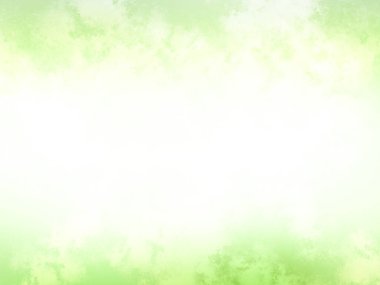 Gökyüzü ve bulutları olan yeşil ve beyaz bir arkaplan