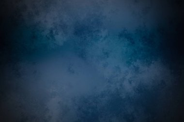 Beyaz ve siyah saati olan mavi ve siyah bir arkaplan