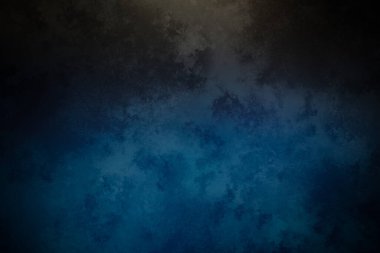 Beyaz ve siyah saati olan mavi ve siyah bir arkaplan