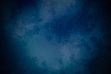 Beyaz ve siyah saati olan mavi ve siyah bir arkaplan