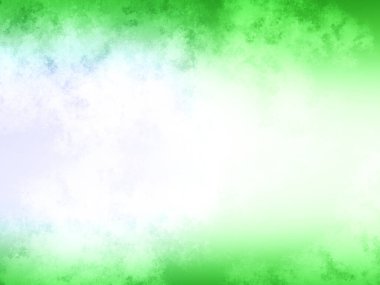 Bulanık gökyüzü ile yeşil ve beyaz bir arkaplan