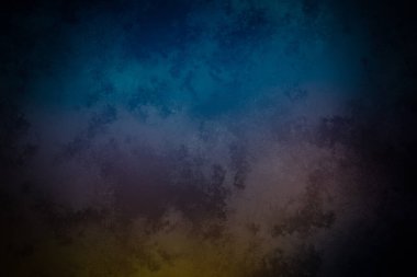 Siyah arkaplanı olan mavi ve sarı bir arkaplan