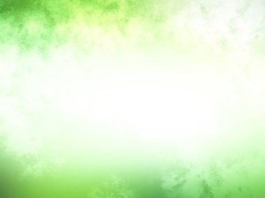 Bulanık efektli yeşil ve beyaz bir arkaplan