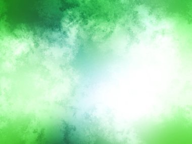 Yeşil ve beyaz arka plan ve ışık