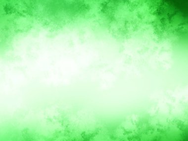 Gökyüzü ve bulutları olan yeşil ve beyaz bir arkaplan