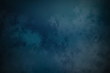 Beyaz ve siyah saati olan mavi ve siyah bir arkaplan