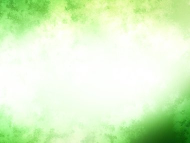 Bulanık efektli yeşil ve beyaz bir arkaplan