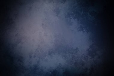 Beyaz ve siyah saati olan mavi ve siyah bir arkaplan