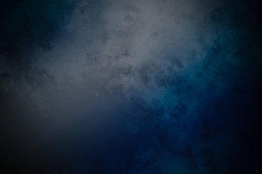 Beyaz ve siyah saati olan mavi ve siyah bir arkaplan