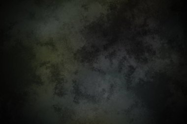 Siyah ve yeşil bir arka plan, koyu benekli.