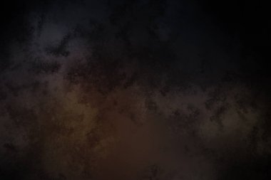 Karanlık bir arka plan, karanlık bir gökyüzü ve birkaç bulut.