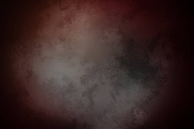 Kırmızı ve siyah arkaplan, beyaz ve siyah saat.