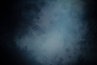 Koyu mavi arka plan, beyaz ve siyah kenarı var.