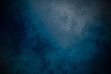 Beyaz ve siyah saati olan mavi ve siyah bir arkaplan