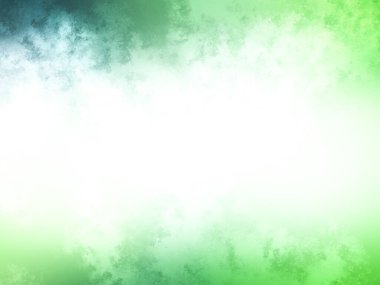 Beyaz kenarlı yeşil ve mavi bir arkaplan