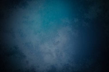 Beyaz ve siyah saati olan mavi ve siyah bir arkaplan