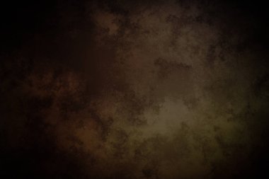 Koyu kahverengi arka plan ve küçük beyaz bir saat.