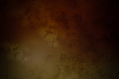 Duvarda koyu arkaplanı olan bir saat.