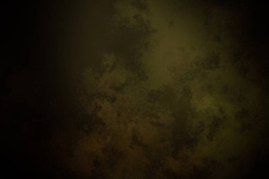 Koyu yeşil arka plan ve beyaz saat.