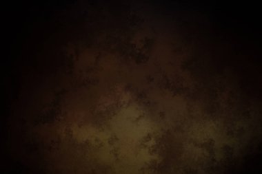 Koyu kahverengi arka plan ve küçük beyaz bir saat.