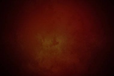 Üzerinde saat olan kırmızı bir duvar.