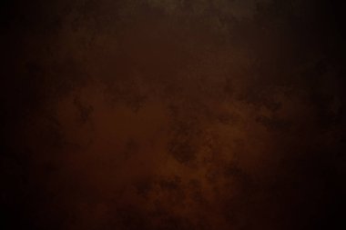 Koyu kahverengi arka plan ve beyaz saat.