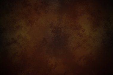 Koyu kahverengi bir arka plan ve solmuş bir desen.