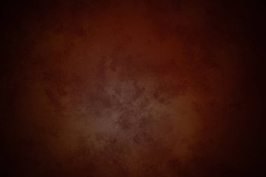 Koyu kahverengi arkaplan ve kırmızı merkez.