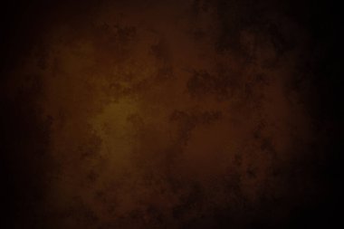 Koyu kahverengi arka plan ve sarı ışık