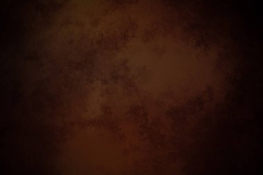 Koyu kahverengi arka plan ve küçük beyaz bir saat.