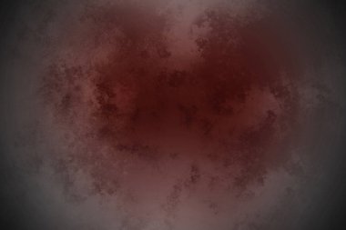 a red heart with a black background