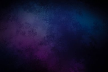 Bulanık efektli koyu mavi ve mor arkaplan