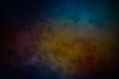 Bir saatin bulanık görüntüsüne sahip renkli bir arkaplan